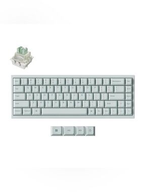 NIB Keychron All Ceramic Q16 HE 8K Keyboard in Mint Green